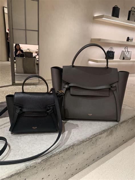 celine micro vs nano belt bag|Celine belt bag size guide.